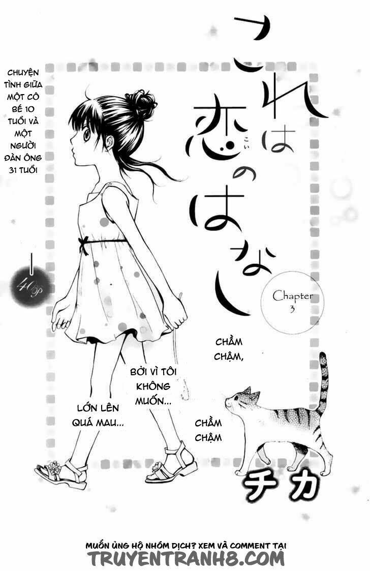 Kore Wa Koi No Hanashi Chapter 3 - Trang 2