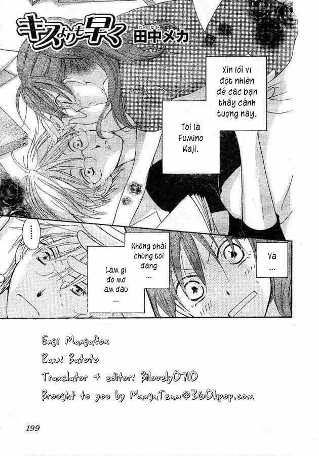 Faster Than A Kiss – Kiss Yori Mo Hayaku Chapter 35.5 - Trang 2