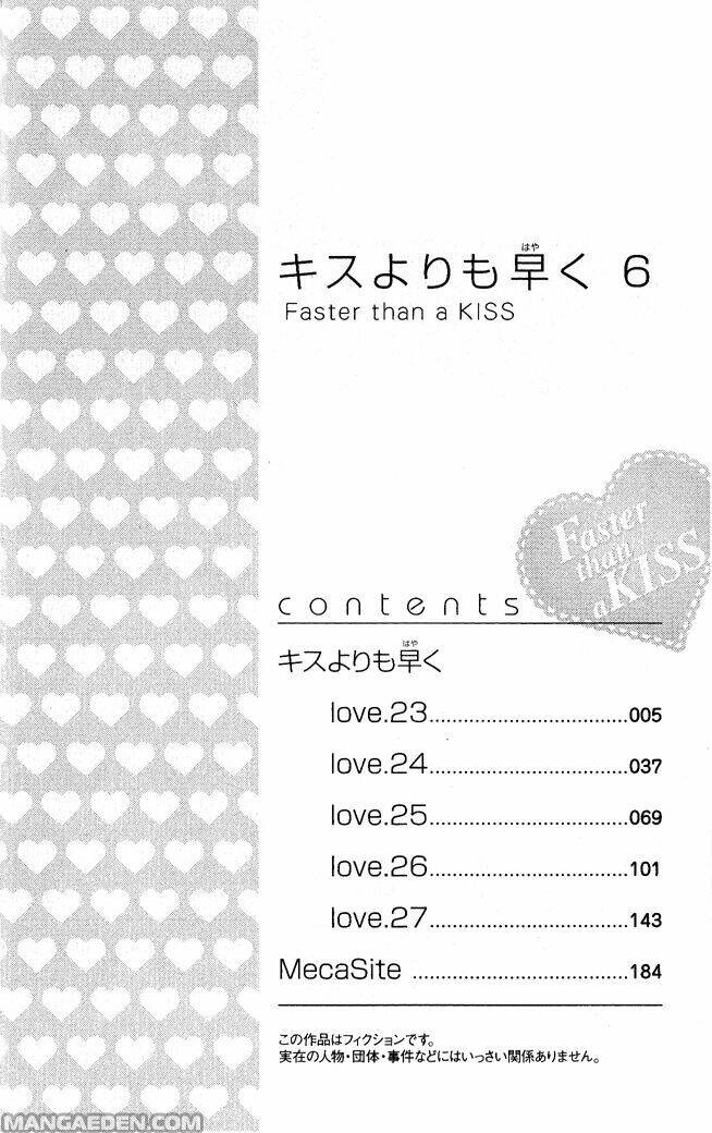 Faster Than A Kiss – Kiss Yori Mo Hayaku Chapter 23 - Trang 2