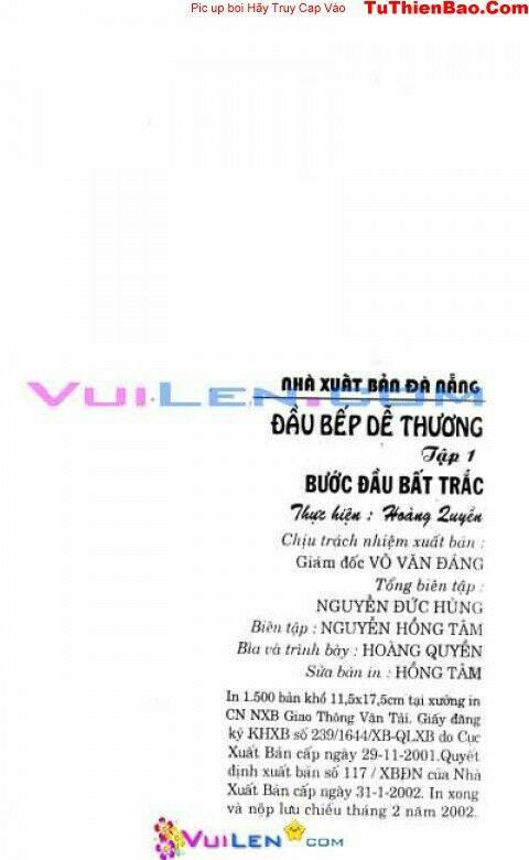 Đầu Bếp Dễ Thương Chapter 1 - Trang 2