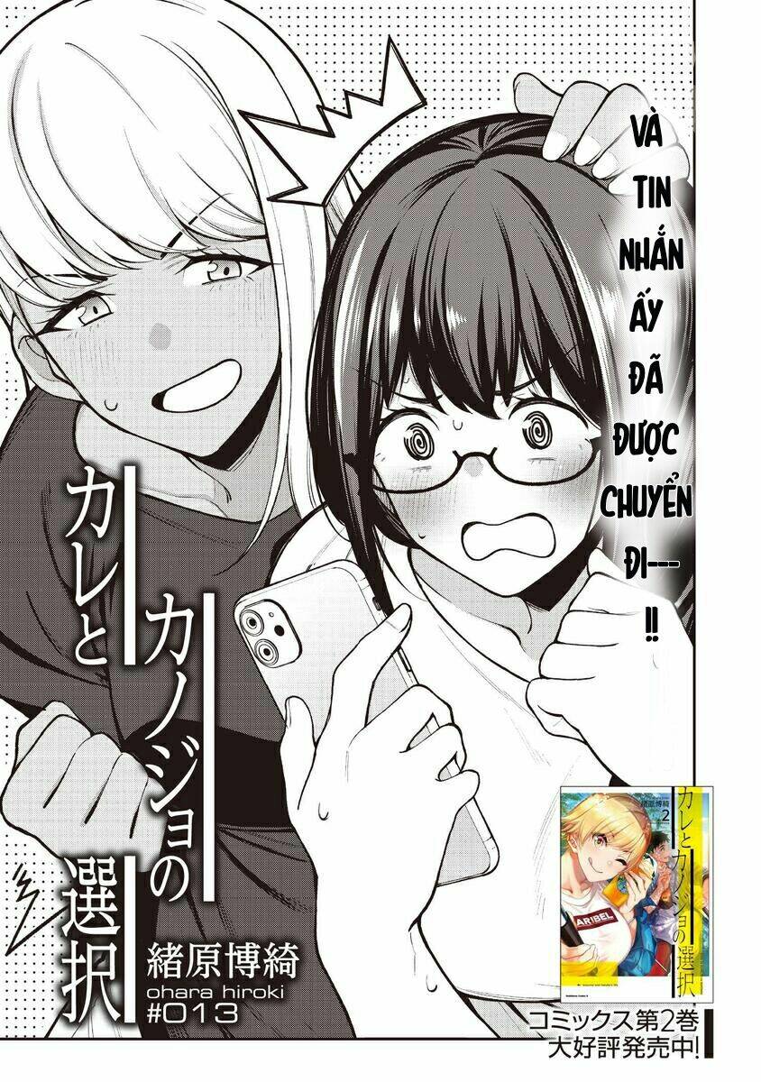 Kare To Kanojo No Sentaku Chapter 13 - Trang 2