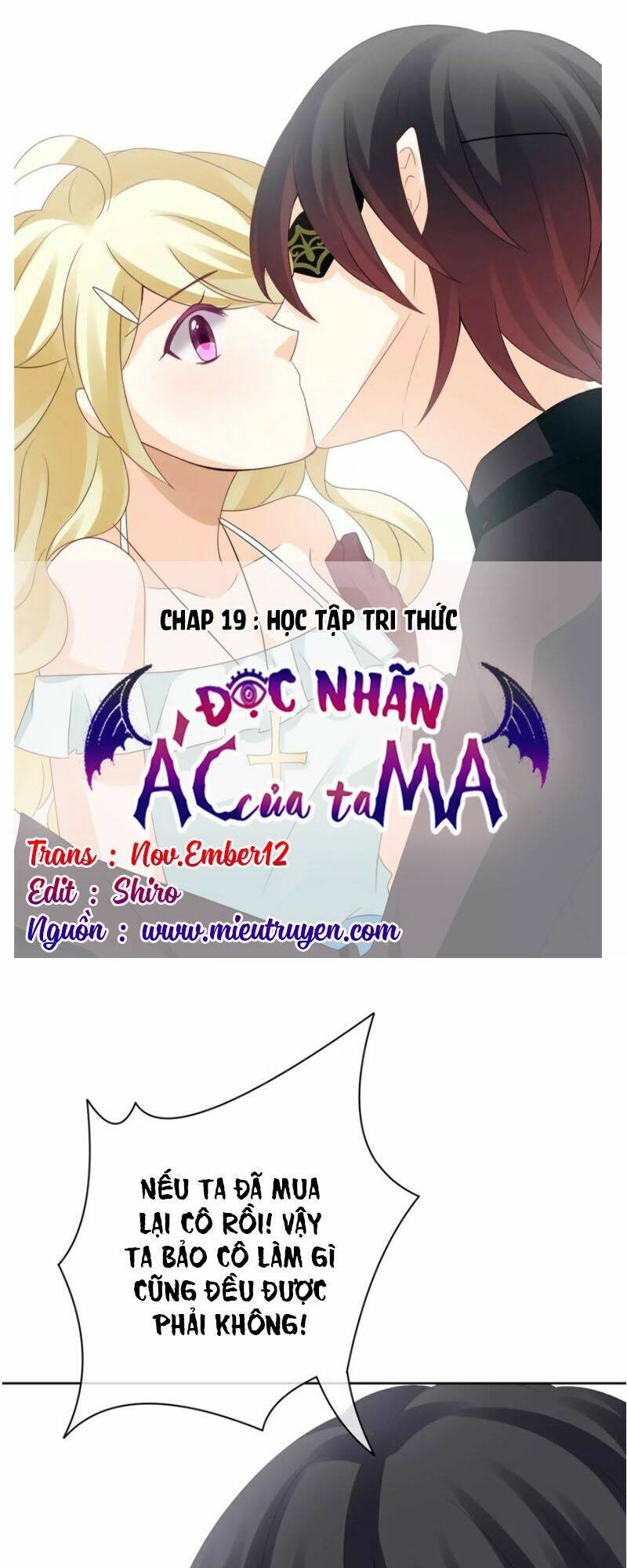 Độc Nhãn Ác Ma Của Ta Chapter 19 - Trang 2