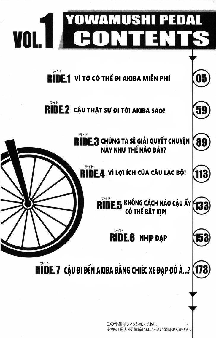 Yowamushi Pedal Chapter 1 - Trang 2