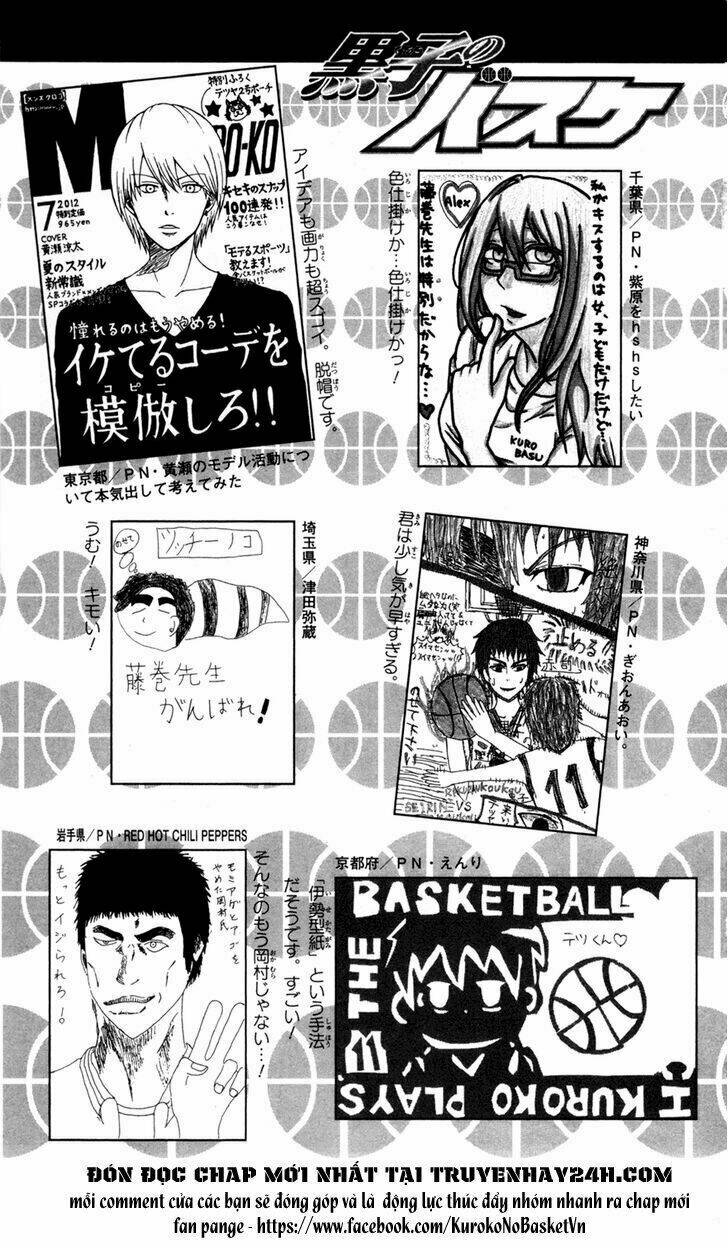 Vua Bóng Rổ Kuroko Chapter 275.5 - Trang 2