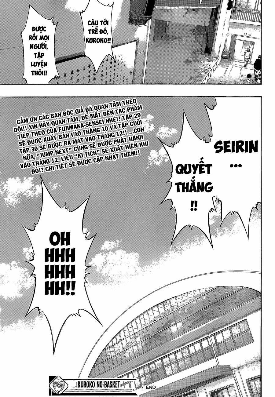 Vua Bóng Rổ Kuroko Chapter 275 - Trang 2