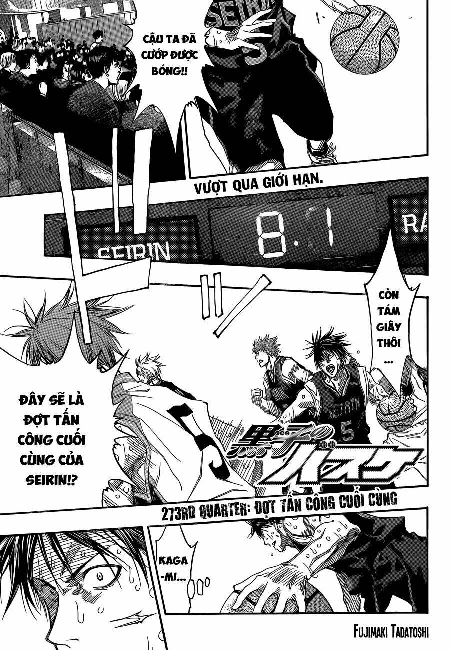 Vua Bóng Rổ Kuroko Chapter 273 - Trang 2