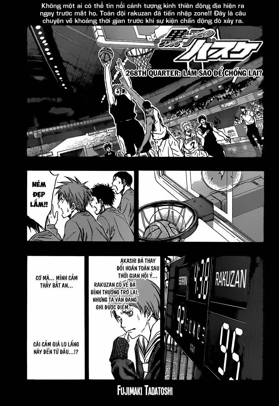 Vua Bóng Rổ Kuroko Chapter 268 - Trang 2