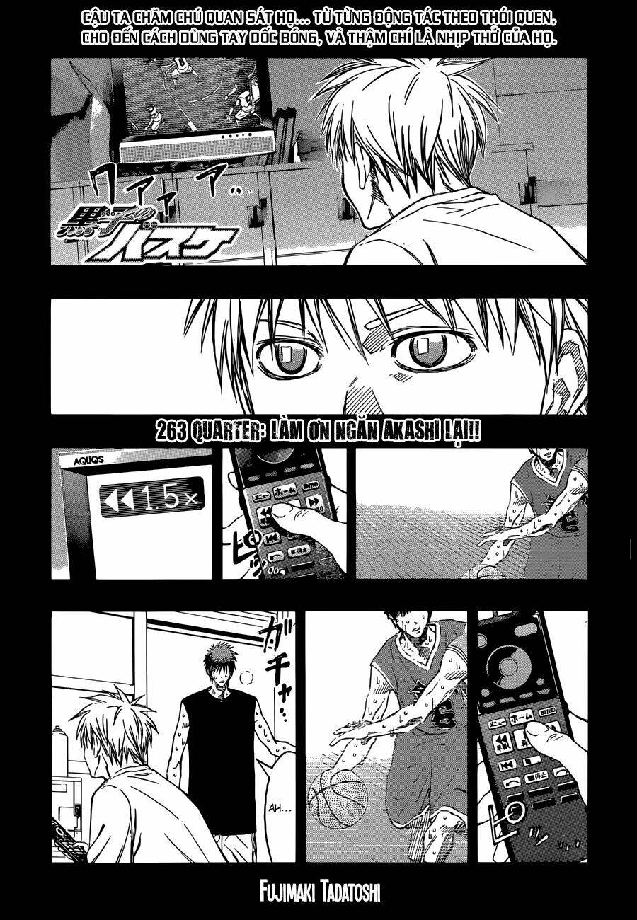 Vua Bóng Rổ Kuroko Chapter 263 - Trang 2