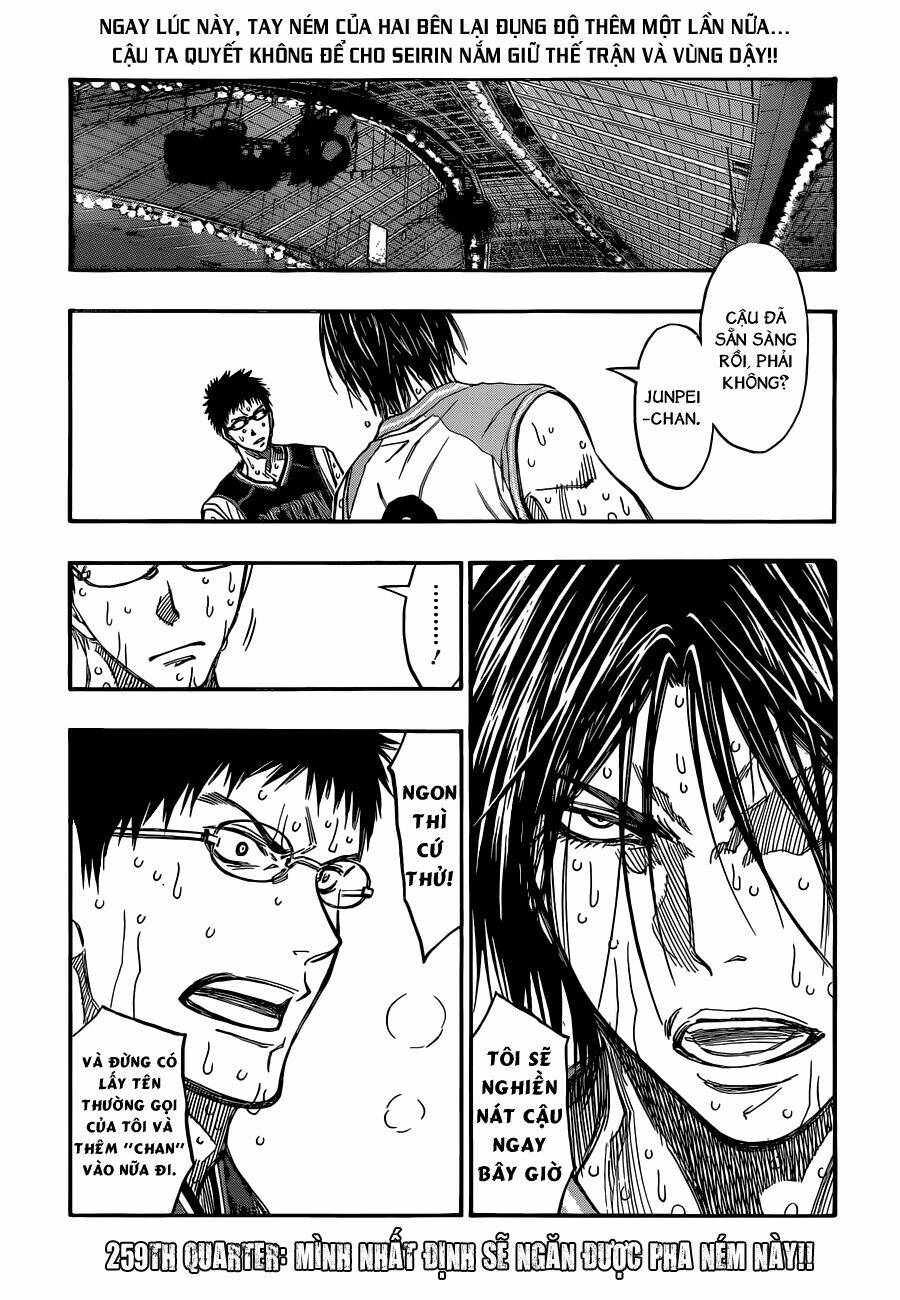 Vua Bóng Rổ Kuroko Chapter 259 - Trang 2