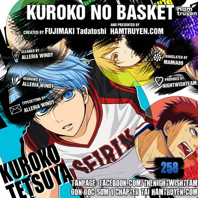 Vua Bóng Rổ Kuroko Chapter 258 - Trang 2