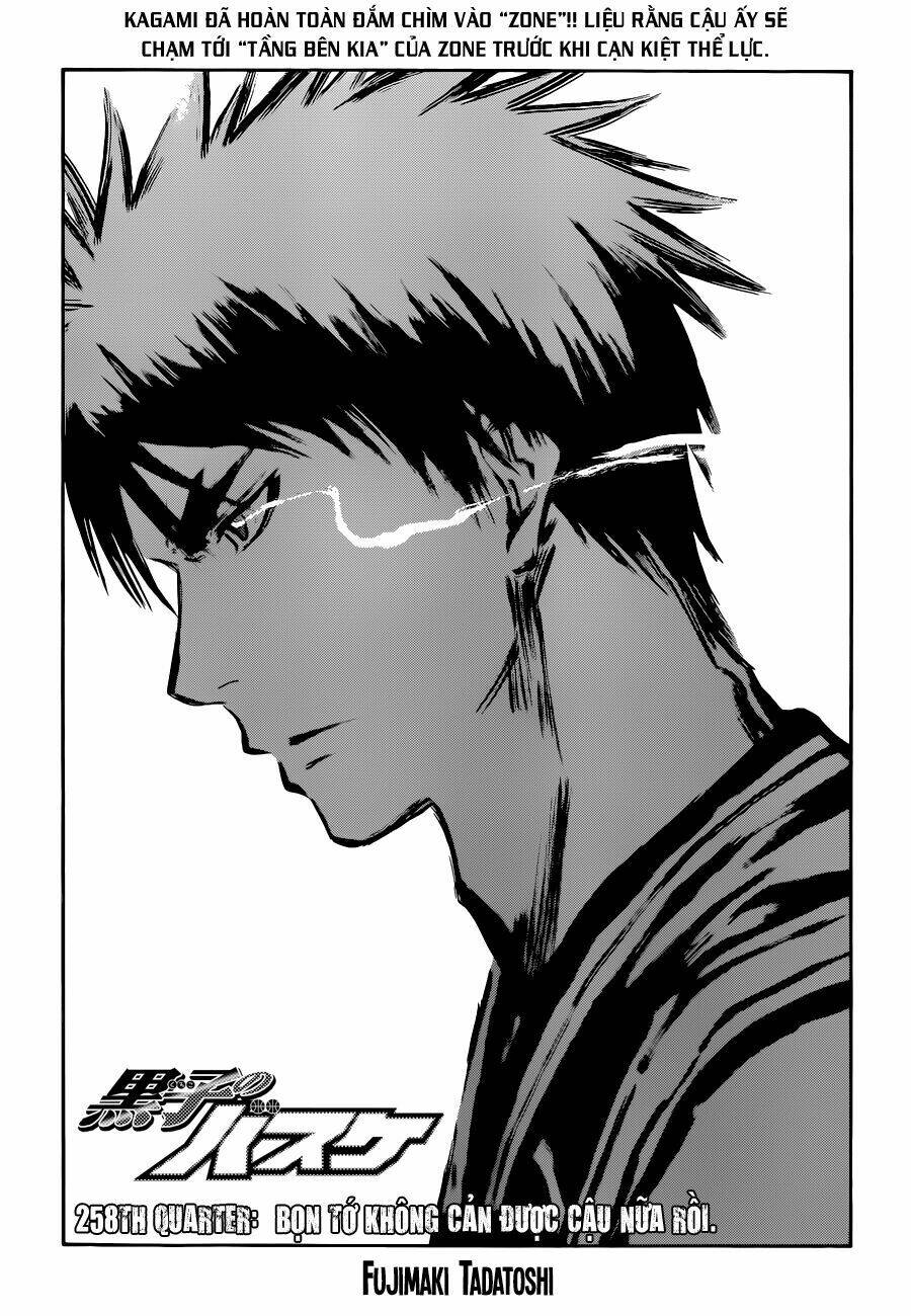 Vua Bóng Rổ Kuroko Chapter 258 - Trang 2