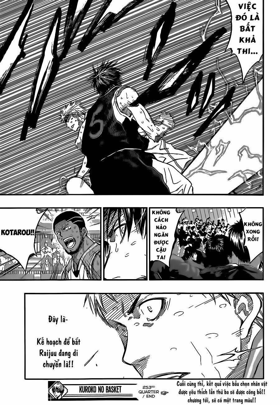 Vua Bóng Rổ Kuroko Chapter 253 - Trang 2