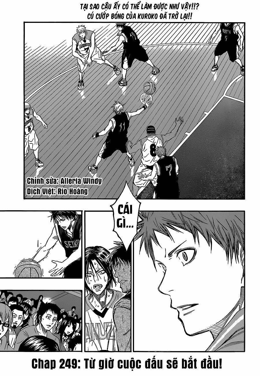 Vua Bóng Rổ Kuroko Chapter 249 - Trang 2