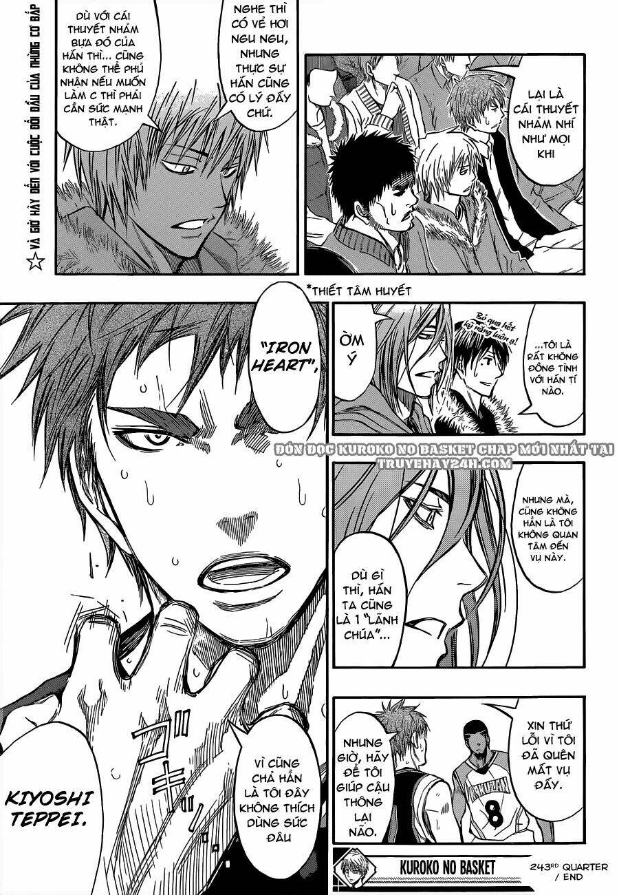 Vua Bóng Rổ Kuroko Chapter 243 - Trang 2