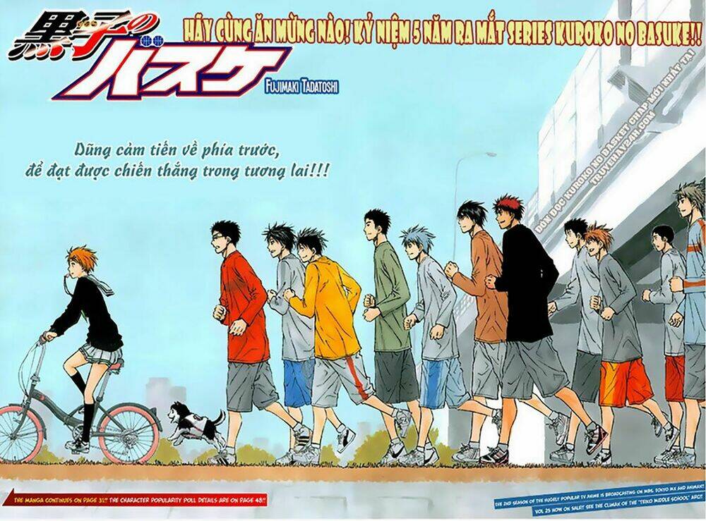 Vua Bóng Rổ Kuroko Chapter 242 - Trang 2