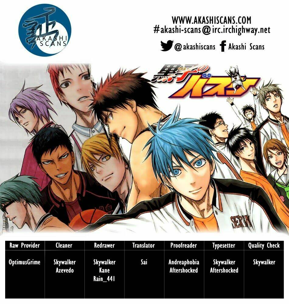 Vua Bóng Rổ Kuroko Chapter 234 - Trang 2