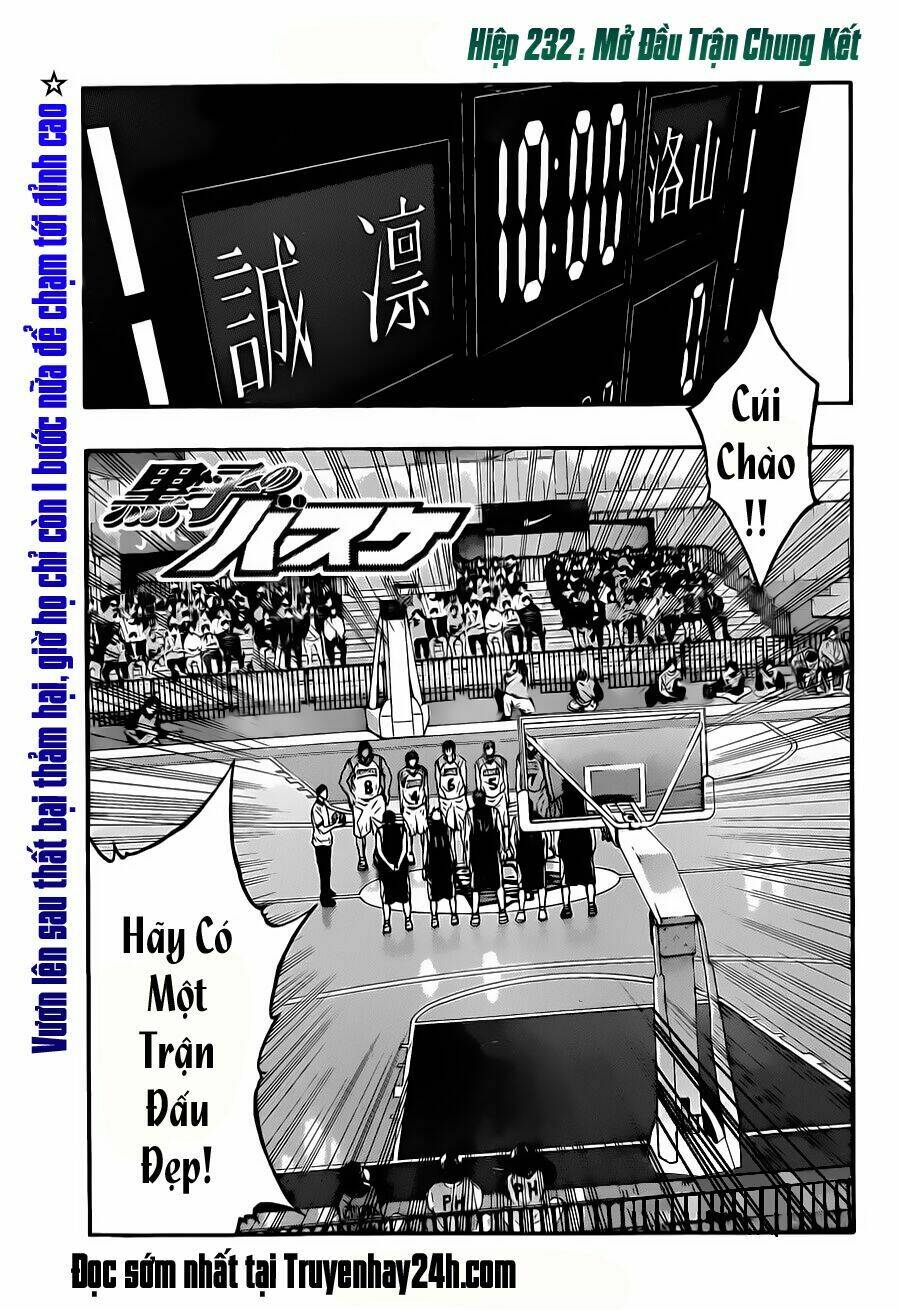 Vua Bóng Rổ Kuroko Chapter 232 - Trang 2