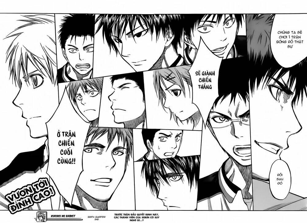 Vua Bóng Rổ Kuroko Chapter 228 - Trang 2