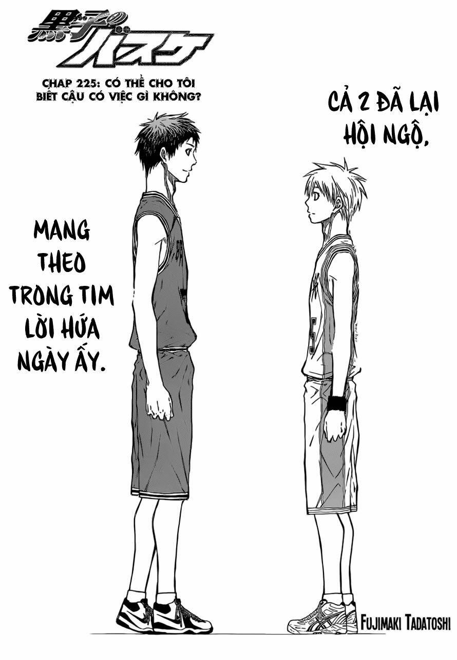 Vua Bóng Rổ Kuroko Chapter 225 - Trang 2