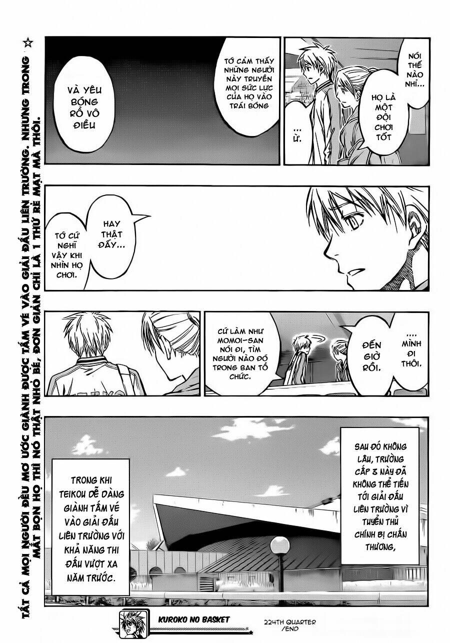 Vua Bóng Rổ Kuroko Chapter 224 - Trang 2