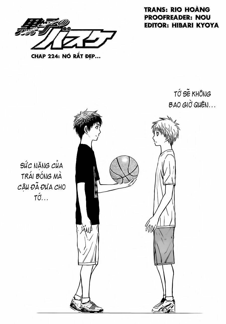 Vua Bóng Rổ Kuroko Chapter 224 - Trang 2