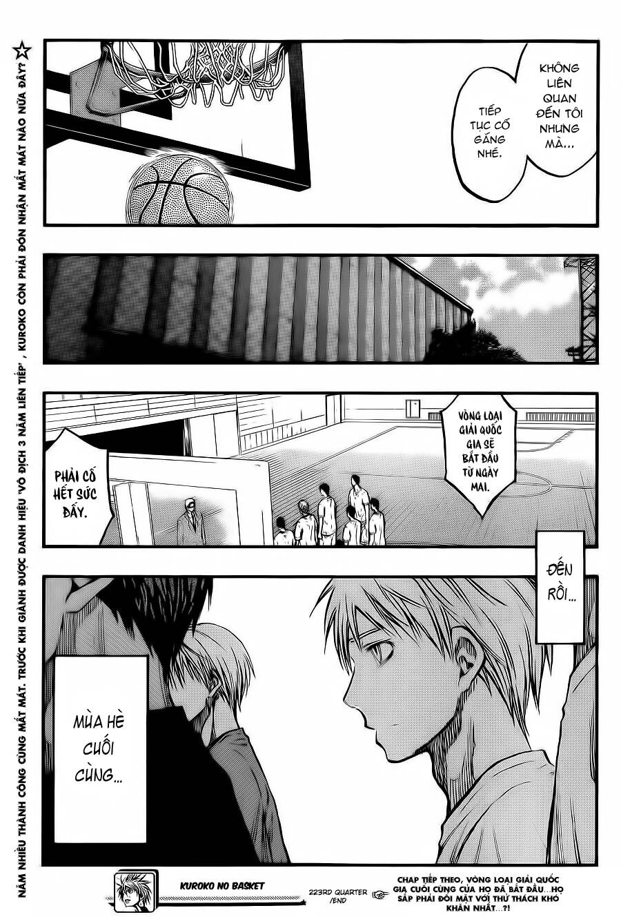 Vua Bóng Rổ Kuroko Chapter 223 - Trang 2