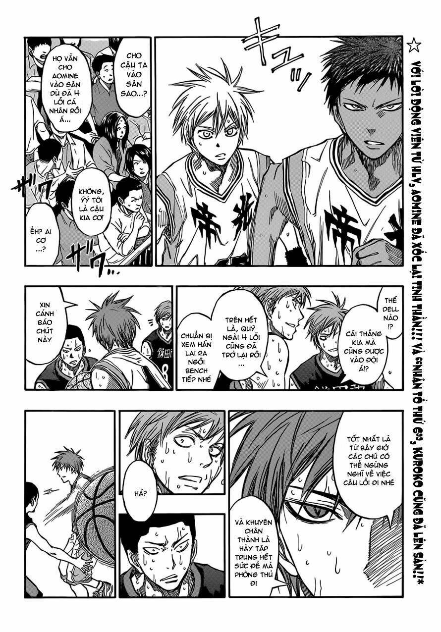 Vua Bóng Rổ Kuroko Chapter 218 - Trang 2