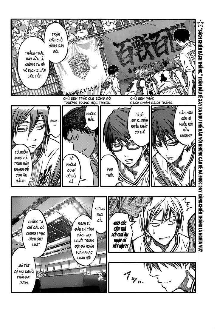 Vua Bóng Rổ Kuroko Chapter 217 - Trang 2