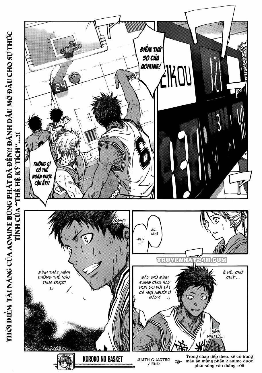 Vua Bóng Rổ Kuroko Chapter 212 - Trang 2