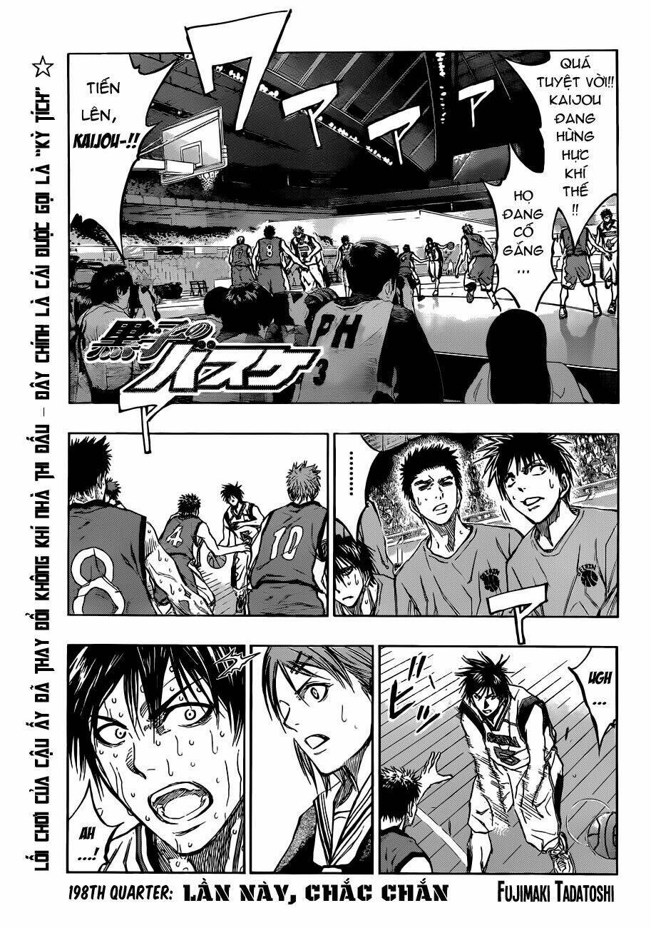 Vua Bóng Rổ Kuroko Chapter 198 - Trang 2