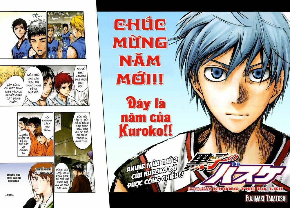 Vua Bóng Rổ Kuroko Chapter 196 - Trang 2