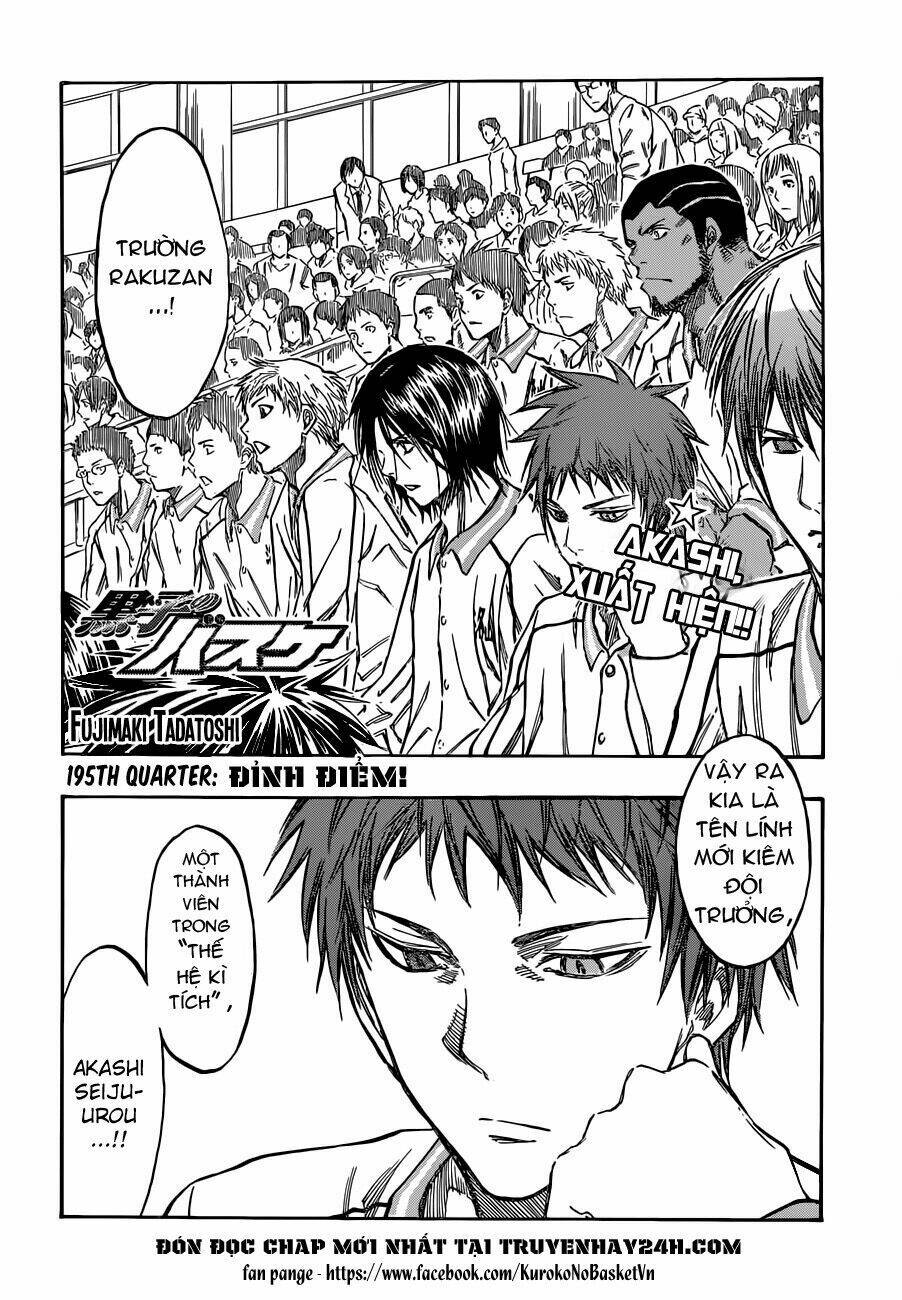 Vua Bóng Rổ Kuroko Chapter 195 - Trang 2