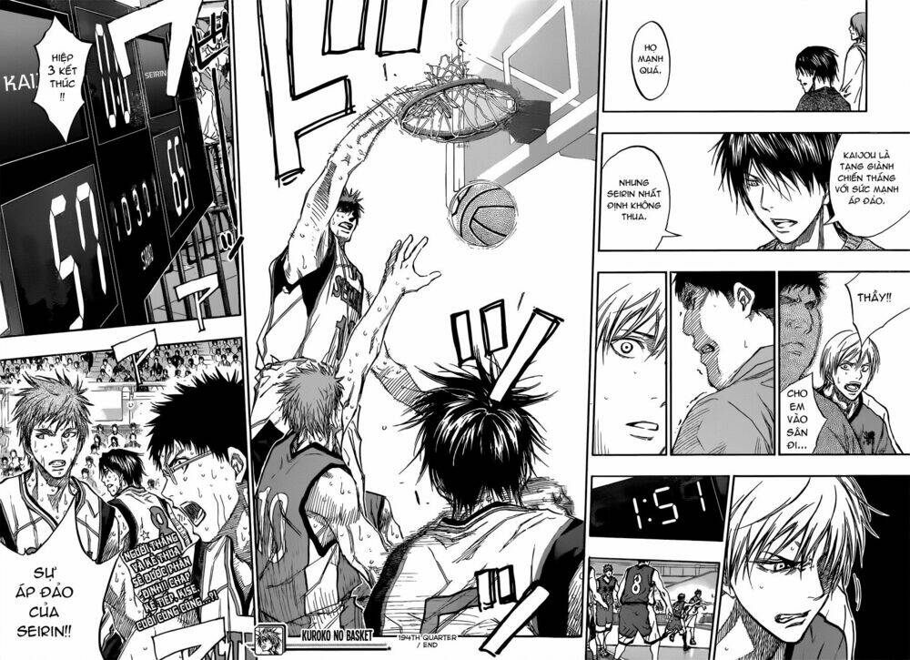 Vua Bóng Rổ Kuroko Chapter 194 - Trang 2