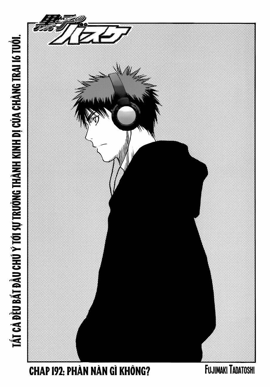 Vua Bóng Rổ Kuroko Chapter 192 - Trang 2