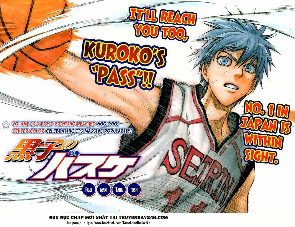 Vua Bóng Rổ Kuroko Chapter 178 - Trang 2