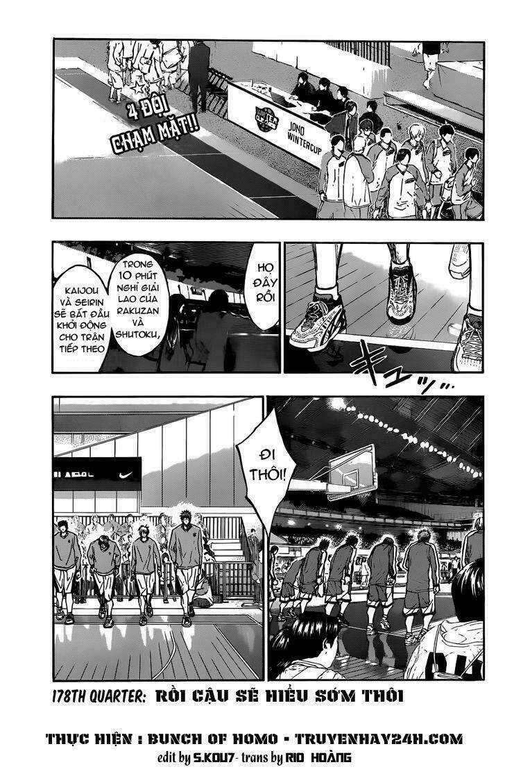 Vua Bóng Rổ Kuroko Chapter 178 - Trang 2