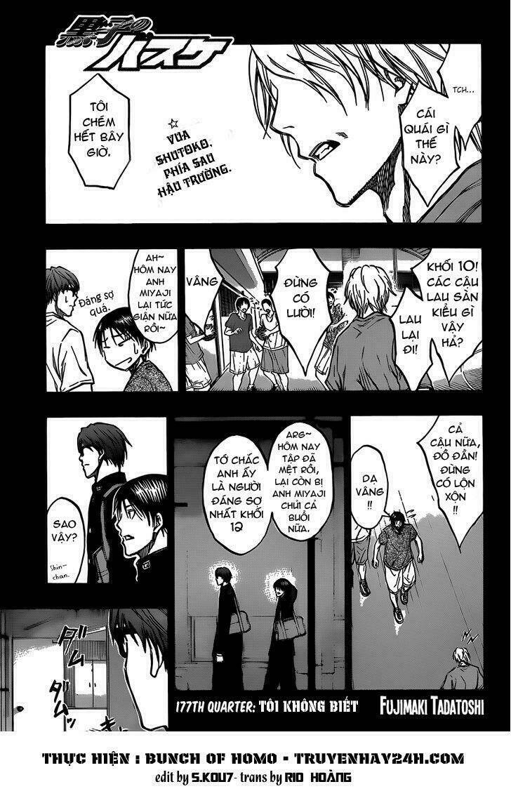 Vua Bóng Rổ Kuroko Chapter 177 - Trang 2