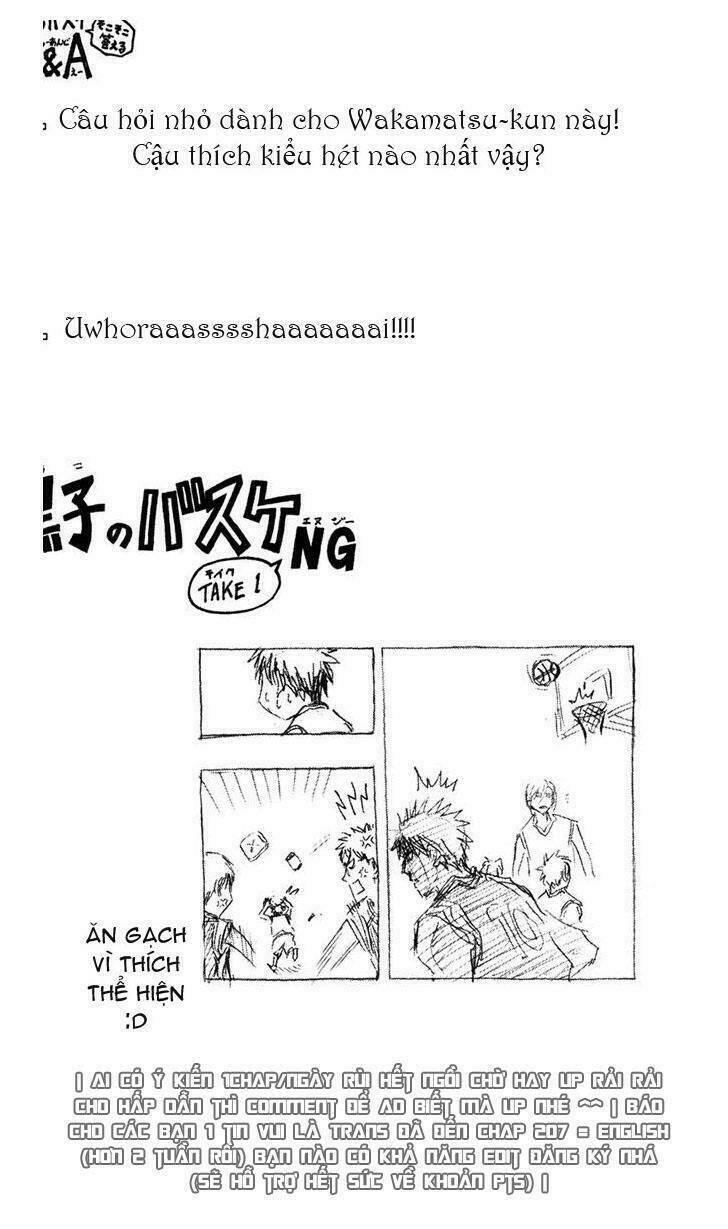 Vua Bóng Rổ Kuroko Chapter 164 - Trang 2