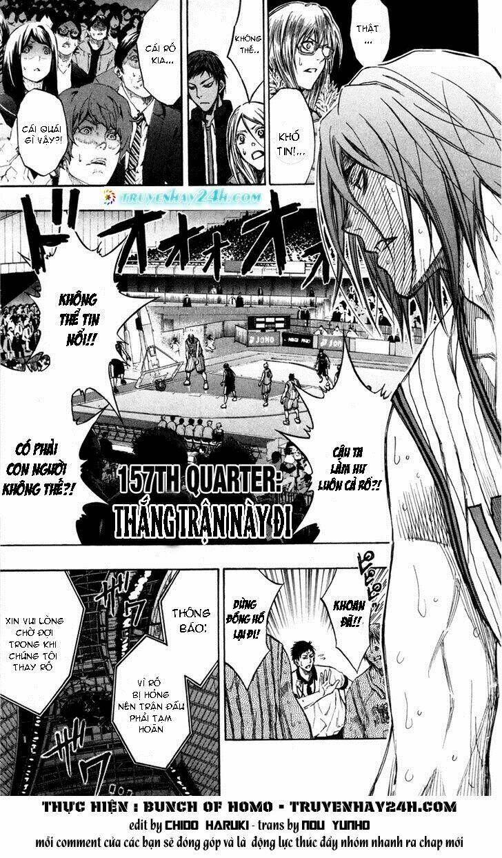 Vua Bóng Rổ Kuroko Chapter 157 - Trang 2