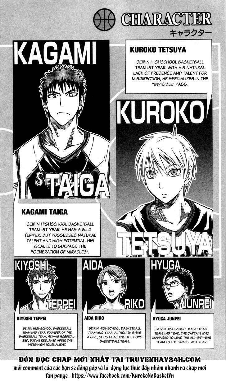 Vua Bóng Rổ Kuroko Chapter 154 - Trang 2