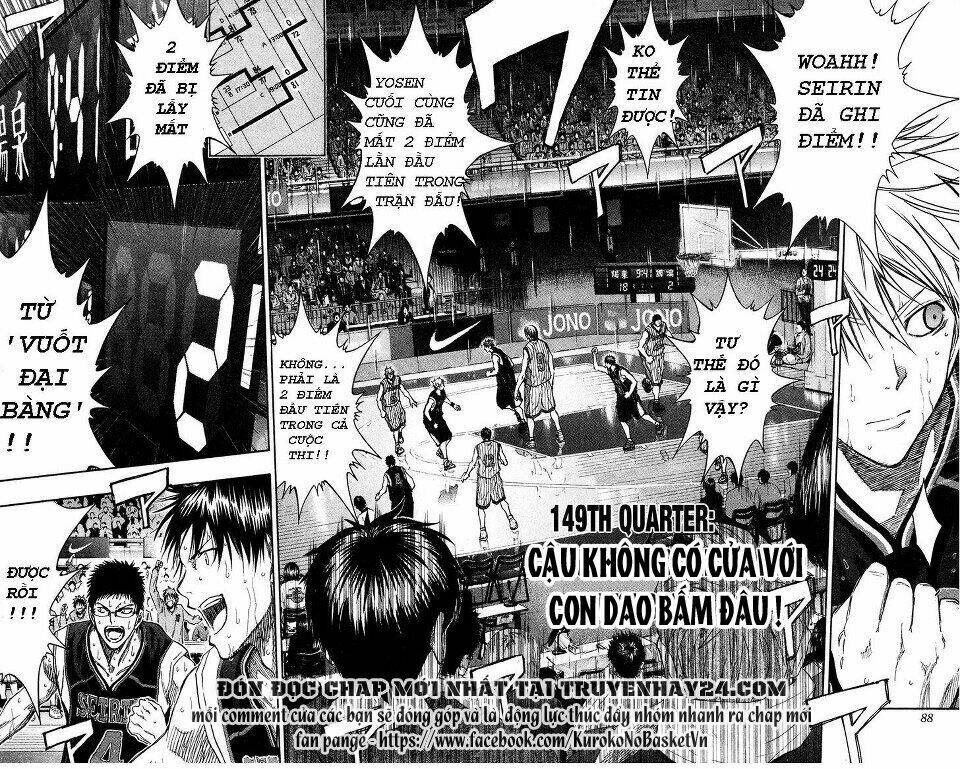 Vua Bóng Rổ Kuroko Chapter 149 - Trang 2