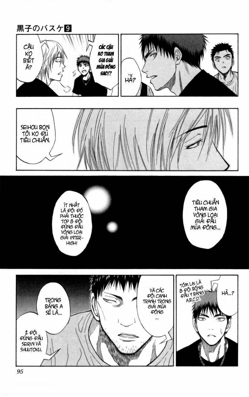 Vua Bóng Rổ Kuroko Chapter 75 - Trang 2