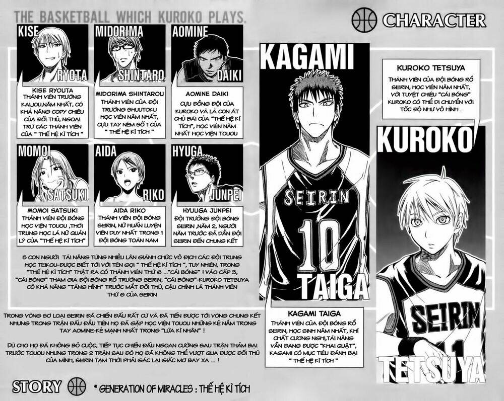 Vua Bóng Rổ Kuroko Chapter 53 - Trang 2