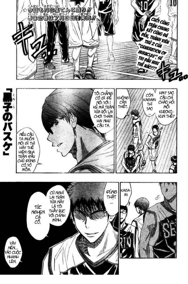 Vua Bóng Rổ Kuroko Chapter 26 - Trang 2