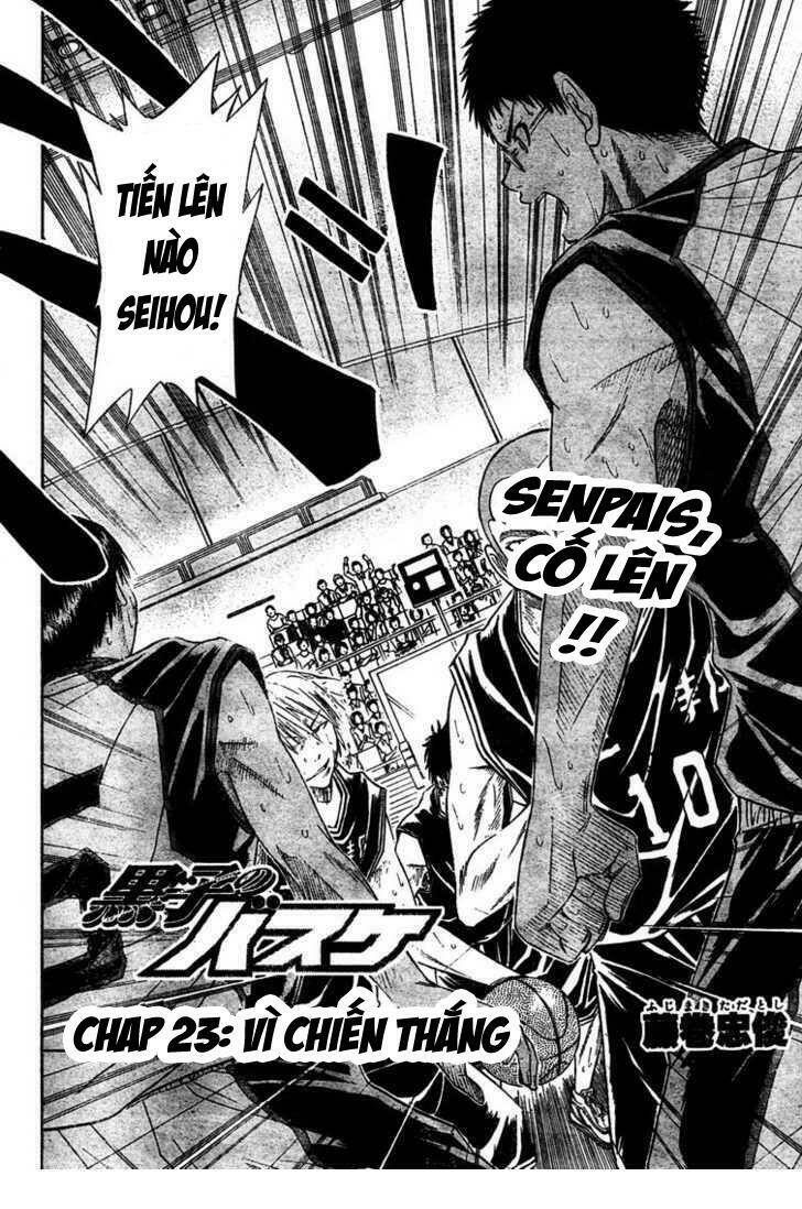 Vua Bóng Rổ Kuroko Chapter 23 - Trang 2