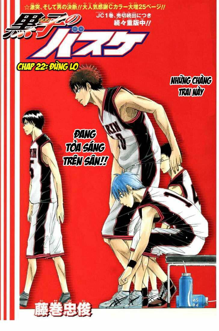 Vua Bóng Rổ Kuroko Chapter 22 - Trang 2