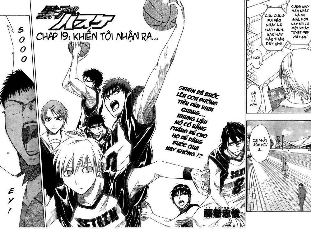 Vua Bóng Rổ Kuroko Chapter 19 - Trang 2