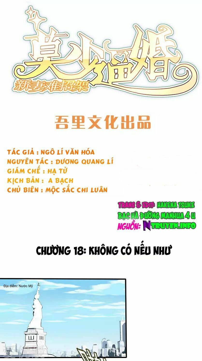 Mạc Thiếu Bức Hôn: Vợ Mới Khó Chống Đỡ Chapter 18 - Trang 2