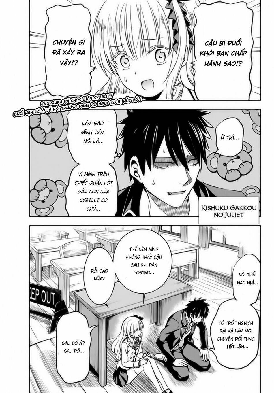 Kishuku Gakkou No Juliet Chapter 37 - Trang 2