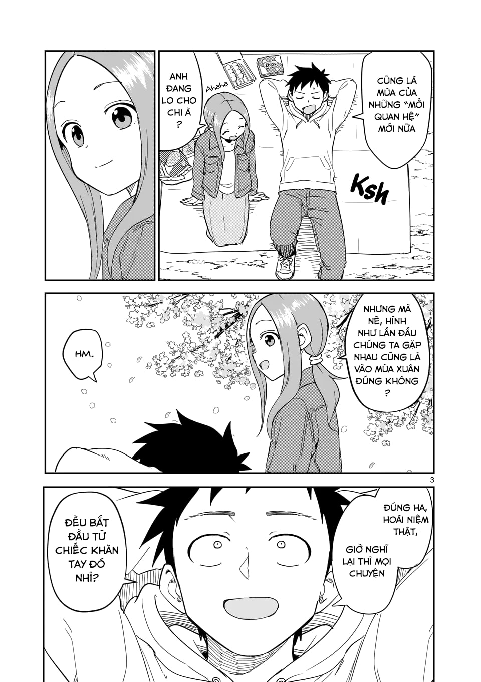 Karakai Jouzu No (Moto) Takagi-San Chapter 309 - Trang 2